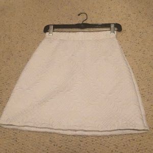 Topshop White Skirt